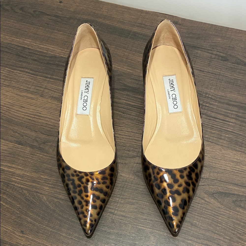 Jimmy Choo Lennox Kitten Heels Size 38.5